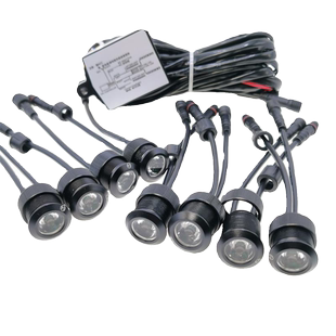 改装 通用鹰眼流星雨日行灯超薄led套件超亮带转向灯汽车领航车灯