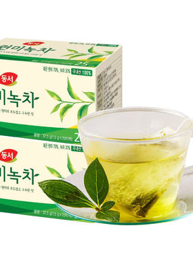 韩国进口东西玄米绿茶25小袋盒装