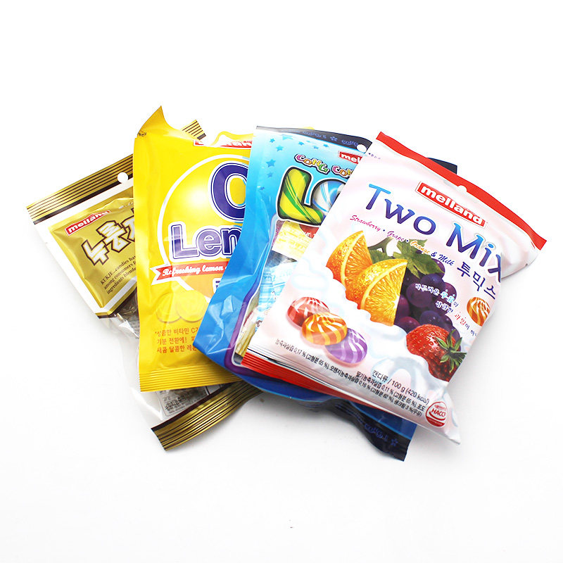 韩国进口糖果 国际柠檬vc水果糖锅巴糖loly棒棒糖 1袋