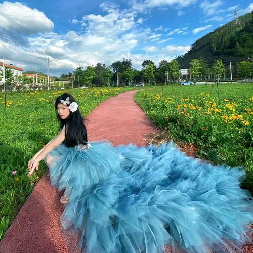 新款羽毛婚纱生日派对酒会抹胸