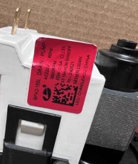 适用LG滚筒洗衣机排水泵电机BPX2-155L 5859EN1004N AC220V 60HZ