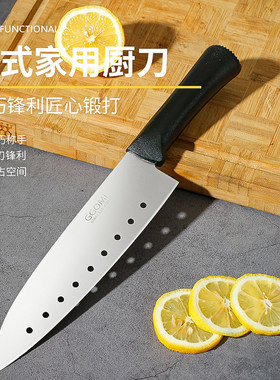 轻便持久锋利韩式菜刀不锈钢