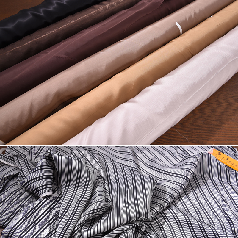 日本进口宾霸高端秋冬里子面料各色入提花秋冬里料1.2米宽特价