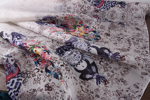 胡胡布店提花隐格绸真丝欧根缎1.4米宽99元 一米