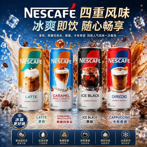 印尼进口Nescafe雀巢即饮咖啡