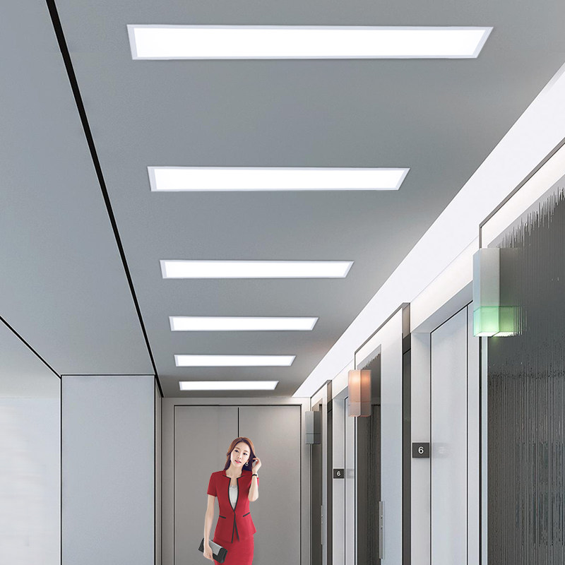 嵌入式LED长条灯长方形会议室办公室天花石膏板吊顶内嵌式平板灯,家装灯饰光源,厨卫/阳台/玄关/过道吸顶灯,淘宝优惠券,粉丝福利购,淘宝优惠卷