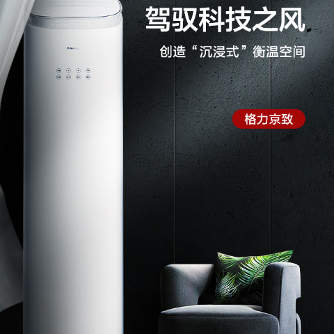 格力京致1级变频2匹3匹柜机自清洁冷暖空调72LW/NhAj1BGj WIFI