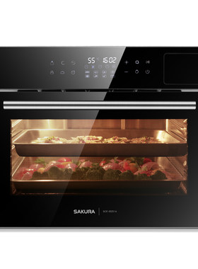 樱花嵌入式蒸烤箱SCE-55Z01、C5201、C3301、C5808 55CA01国补8折