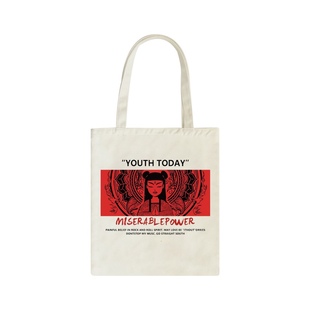 【一布】痛仰乐队音乐剧摇滚定制帆布包 米白色大容量大学生