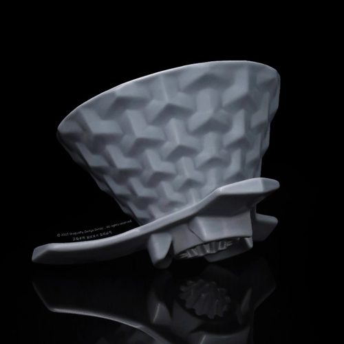 新品 CT62山文带座版 滴漏式手冲滤杯（迷雾灰）62度角流速快