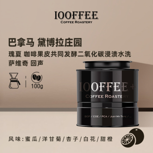 百啡待兴 巴拿马 黛博拉庄园 瑰夏 水洗手冲咖啡豆100g浅烘