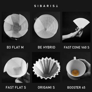 FAST滤纸 V60 现货 Booster 折纸 FLAT SIBARIST ORIGAMI