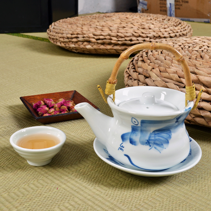茶壶泡花茶腾龙陶瓷工艺陶瓷
