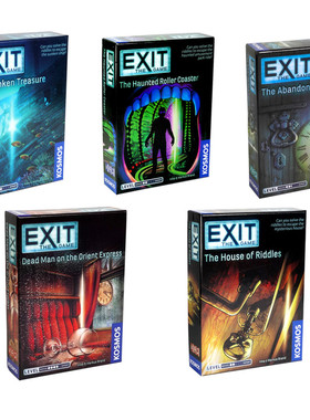 Exit: The Abandoned Cabin密室逃生系列桌游-遗弃的小屋卡牌游戏