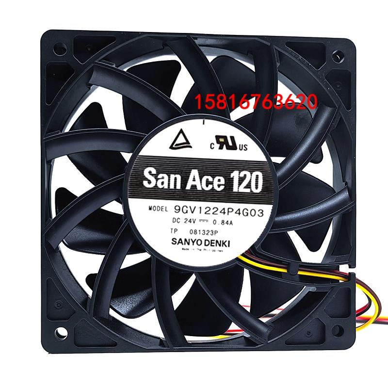 全新SANYO三洋 9GV1224P4G01/G03/G06 24V 0.84A 12025变频器风扇
