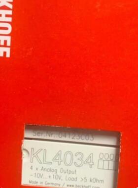 倍福EL2612 EL4032 EL3044 KL4034 KL4001全新现货议价包邮德国