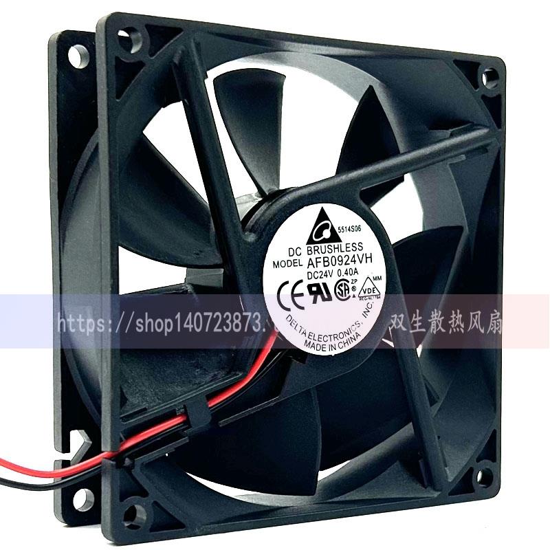 全新台达 AFB0924VH AUB0924HH 9025 24V 0.40A 0.25A 散热风扇