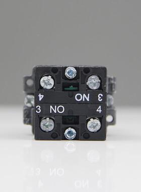 原装施耐德 三档自锁两常开选择按钮开关 22MM黑色短柄 XB2-BD33C