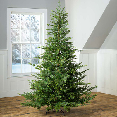 金螳螂植绒雪树PEPVC混合圣诞树