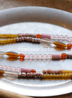 哑光多宝6-8mm西亚琉璃diy原材料混彩进口散珠半成品