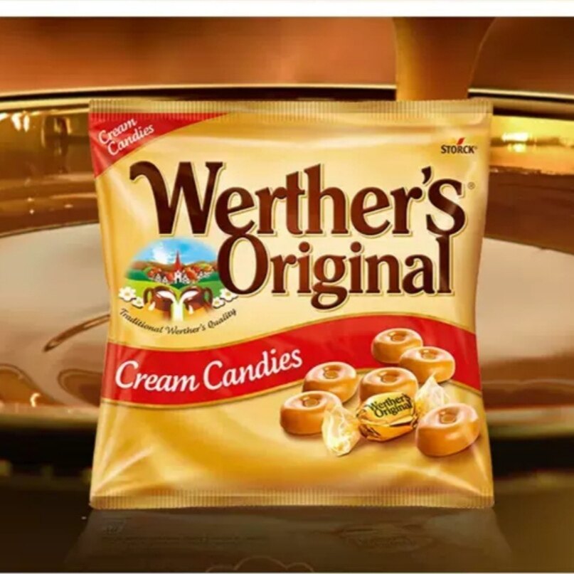 德国werther's维特太妃糖果奶糖香浓黄油糖喜糖年货办进口零食