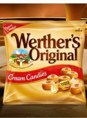 德国werther's维特太妃糖果奶糖香浓黄油糖喜糖年货办进口零食