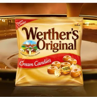 德国werther's维特太妃糖果奶糖香浓黄油糖喜糖年货办进口零食