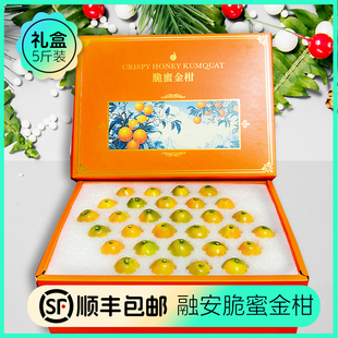 [礼盒装]第三代融安脆蜜金桔礼盒装广西新鲜应季高端水果脆蜜金柑