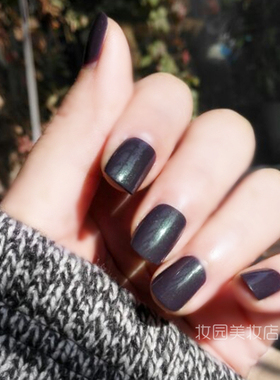 essie微光疗贝壳紫色快干指甲油