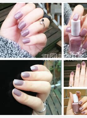essie微光疗卡其色快干指甲油