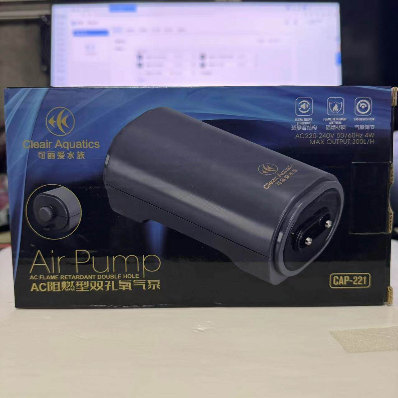 Cleair可丽爱鱼缸交直流充氧机