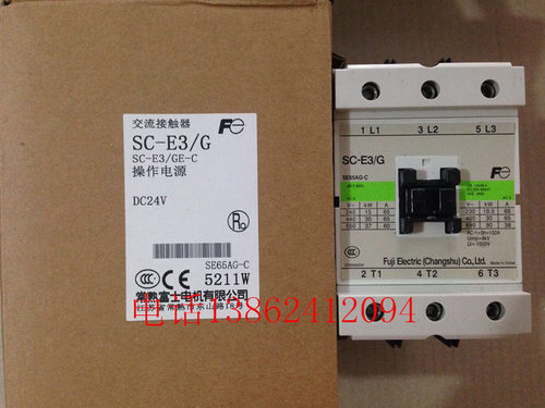 全新正品常熟富士接触器 SC-E3/G    DC24V