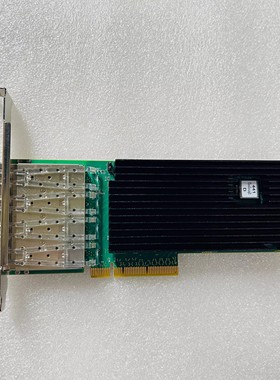 intel X710-DA4 BLK四口万兆网卡10G PE310G4I71LB-XR DELL DTV7K