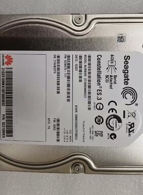 DELL Seagate/希捷ST2000NM0023 2T 7.2K 128M3.5寸SAS服务器硬盘