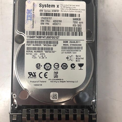 IBM42D0707500GSAS7.2K硬盘