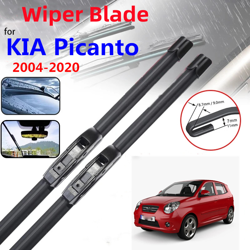 起亚KIA Picanto前后雨刮器雨刷右軚肽左舵水拨原装Wiper Blades-封面