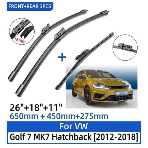 VW大众高尔夫Golf3 4 5 6 7 8代后雨刮器雨刷右肽右舵港澳版水拨