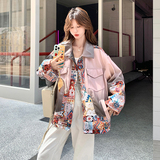 2025秋装新品主推两色皮衣拼接C155P175K268，女装短外套，2C103