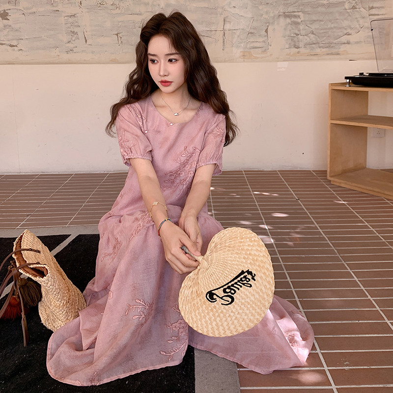 2025夏装现货主推三色连衣裙C98P155K228,女装连衣裙,2C103