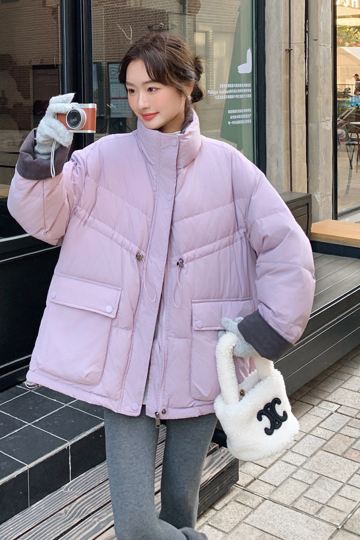 2025冬装新品羽绒服50绒大货已出C335P225K388,女装短外套,2C103
