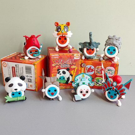 清仓正版ACTOYS太鼓达人中国之旅盲盒潮潮玩手办公仔儿童女孩摆件