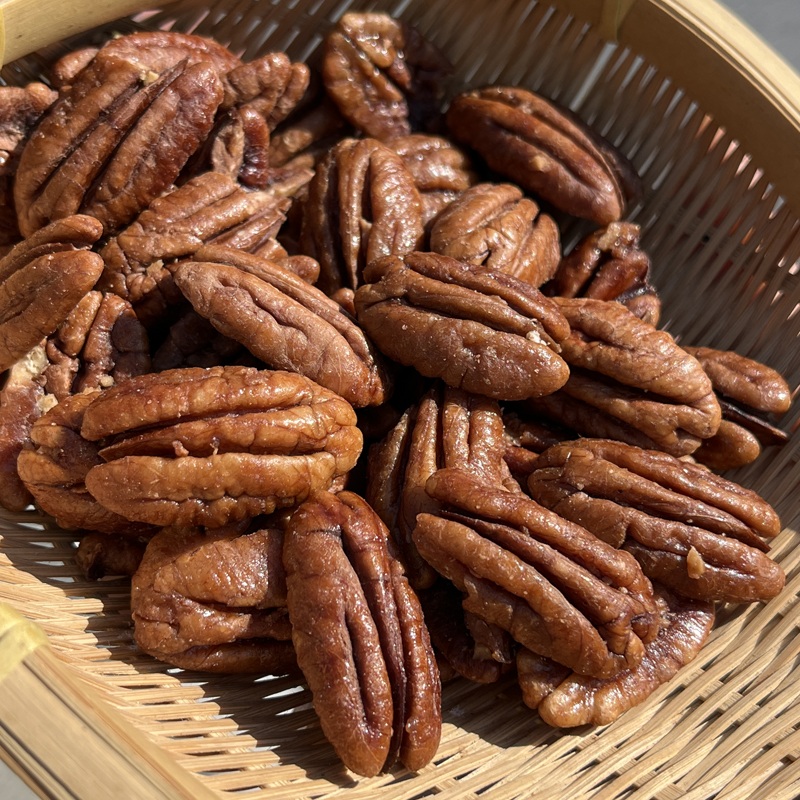 阿文家在临安碧根果仁无壳长寿果新货500g袋装美国山核桃年货坚果