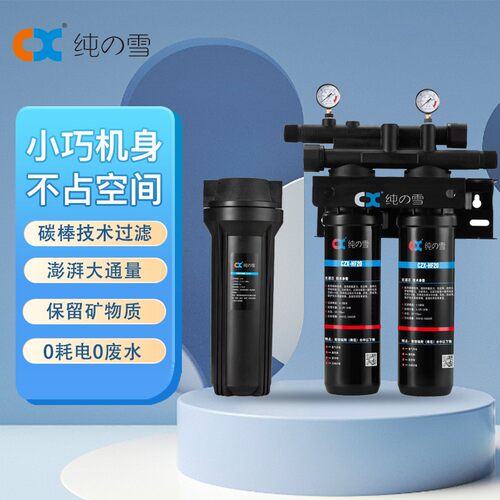 纯之雪 CZX-HF20 双联迷你款净水器mini大流量直饮小商用咖啡店