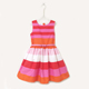 24夏季 12岁 女大童全棉府绸多色宽条纹背心裙公主裙适合2 新品 法式