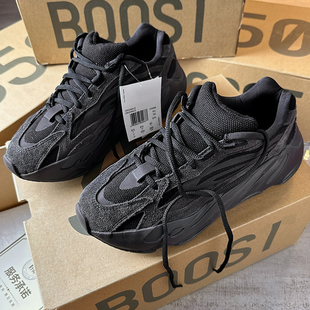 黑色厚底增高v2运动鞋 2025新款 女 黑武士莆田男鞋 广椰子700老爹鞋