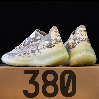 咖沙利鞋男380官网正品og yeezy潮鞋高品质男鞋冬季休闲鞋子