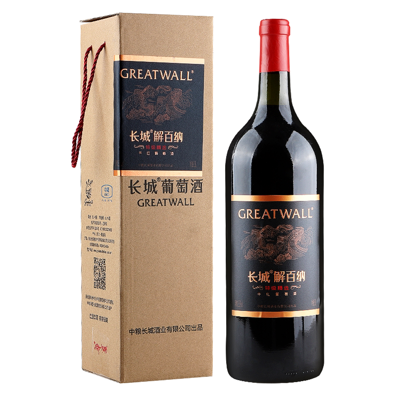 长城特级精选解百纳干红葡萄酒