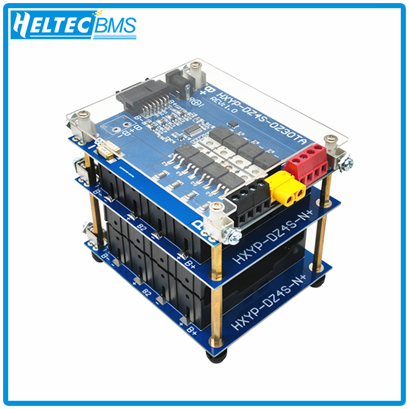 DIY16V4S电源壁式电池架18650电池包带4S30ABMS4S1P电池盒/储物盒