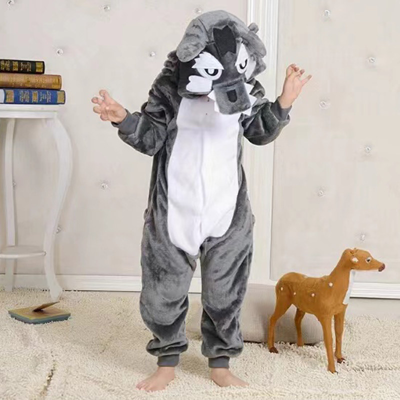 幼儿园角色扮演服装大灰狼演出服