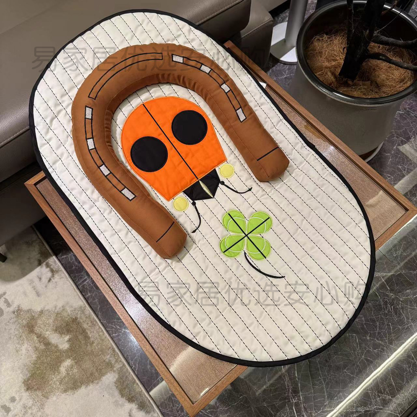 可爱卡通纯棉趴趴垫喵星人的最爱